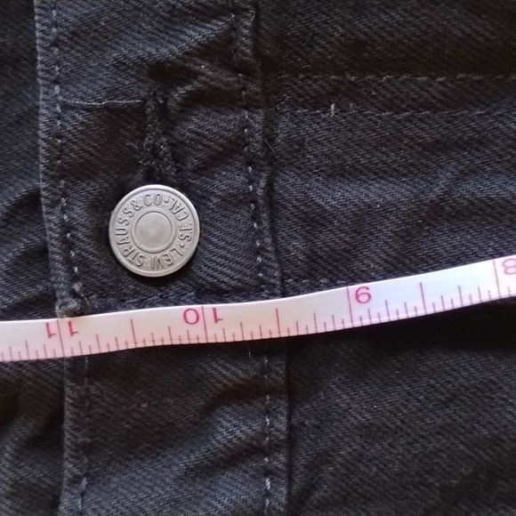 Levi's 512 Slim Fit Taper Jeans Black Denim 30x30 - Picture 11 of 13